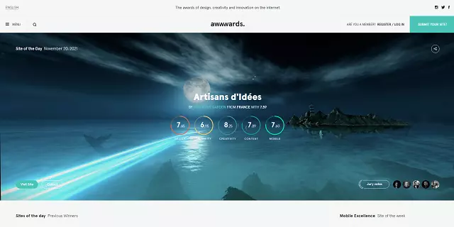 Awwwards Best Resources for UI/UX Inspiration