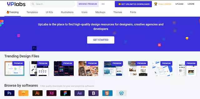 Uplabs Best Resources for UI/UX Inspiration